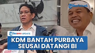 Senyum Semringah Dedi Mulyadi seusai Datangi Bank Indonesia, Akui Kas Pemprov Jabar Disimpan di Giro