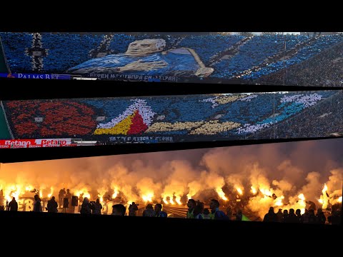 Fire in the stands (Sector B, Ultras Levski)