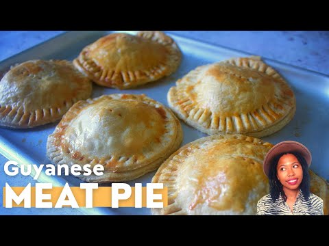 How to make Guyana Beef Pie | How to make beef pasties from scratch | Caribbean patty recipe