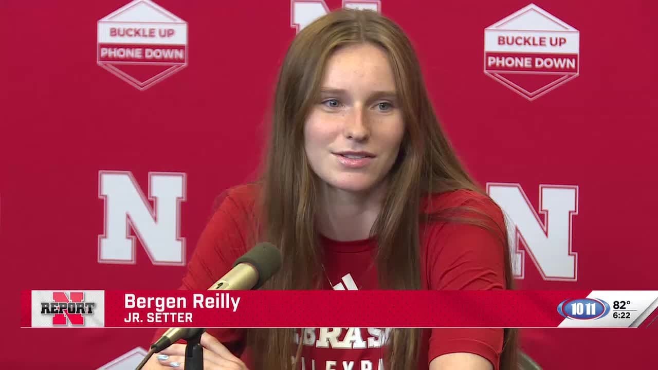 Reilly picks up pace, Huskers hitting efficiency rises