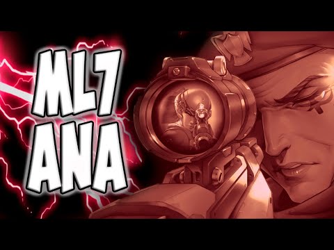 #1 ML7 Ana Overwatch Gameplay Season 26 Top 500