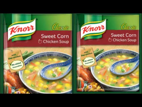 54g knoor classic sweet corn chicken soup, packaging type: p...