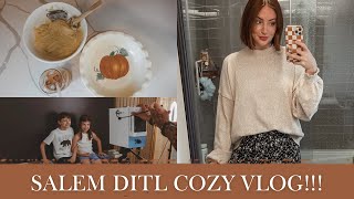 Salem MA DITL the store and cozy at home vlog