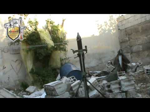 استهداف لواء الإسلام بقذائف الهاون مواقع قوات النظام في حي عش الورور في مدينة دمشق