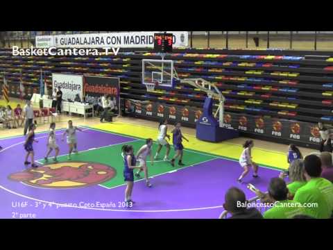 U16F - Cadete Fem. "ROS CASARES vs. AROS LEÓN.- Cpto. España ( 3º y 4º puesto)