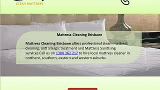 One stop solution for mattress cleaning Melbourne