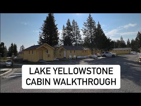 Passo a passo e revisão da cabine do hotel Lake Yellowstone - Parque Nacional de Yellowstone