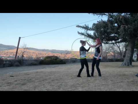 Partner hoop practice