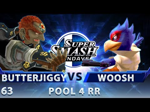 SSS 63 - Butterjiggy (Ganon) vs. Woosh (Falco) - SSBM Pool 4 RR - Smash Melee