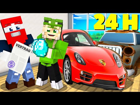 Benx's Crazy 24h as a Rip-Off Car Dealer in Minecraft!