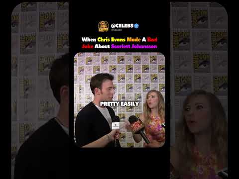 When Chris Evans Made A Bad Joke About Scarlett Johansson
