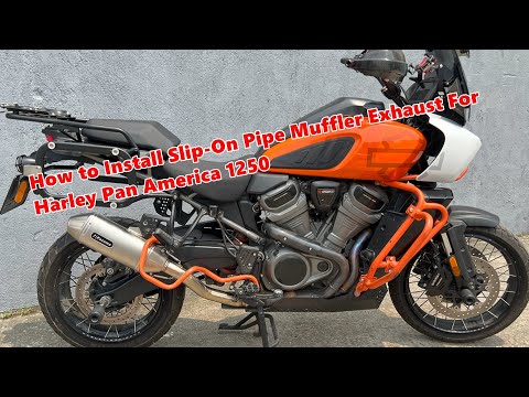 How to Install Slip-On Pipe Muffler Exhaust For Harley Pan America 1250