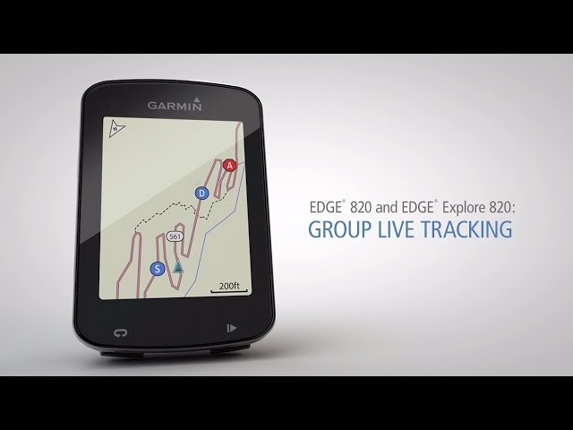 Edge 820 & Edge Explore 820: Group Live Tracking