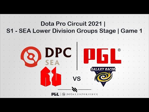 Army Geniuses VS Galaxy Racer DPC 2021 | S1 - SEA Lower Division Group Stage | Game 1