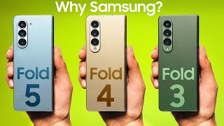 Samsung Galaxy Z Fold 5 vs Fold 4 vs Fold 3 - DON&#039;T EVEN TRY