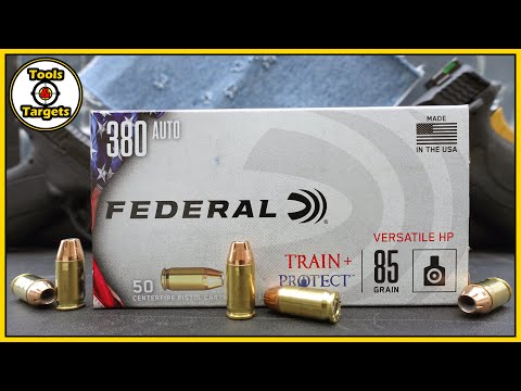 It Trains, But Does It Protect?...Federal Train \u0026 Protect .380 Auto Ballistic Gel Ammo Test!