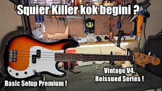 Video thumbnail for Basic Setup dan Electronic Checkup "Vintage V4 Reissued Series". by Ginta Bass & Guitar Care