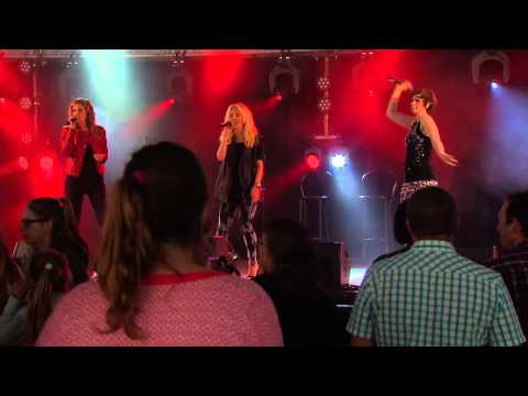 De Grietjes. Hot stuff. Maldegem 24 aug 2014. Isabelle A, Anneke van Hooff, Silvy de Bie.