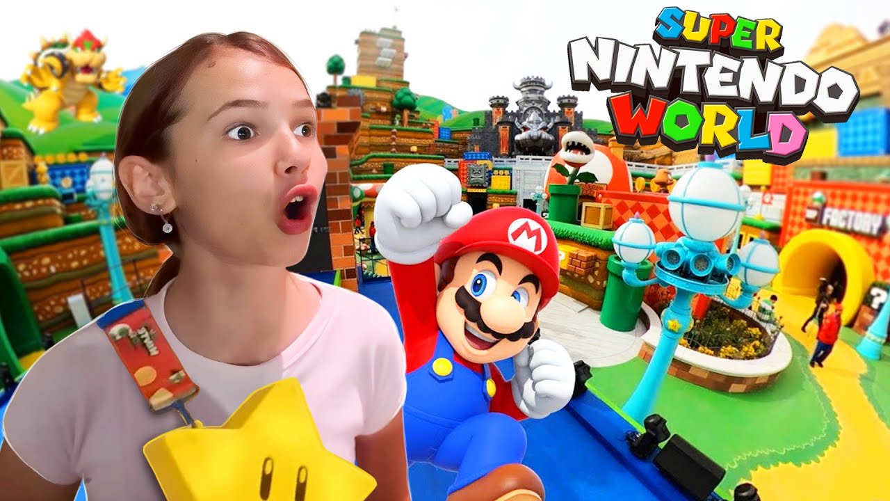 Еле попали в Nintendo world Осака