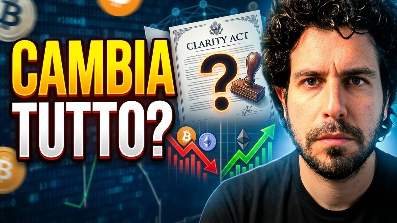Bitcoin e Crypto Il voto del Clarity Act potrebbe cambiar tutto | Analisi Bitcoin