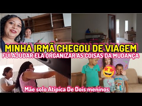 MINHA IRMÃ CHEGOU DE VIAGEM RIO GRANDE DO SUL🙌FUI AJUDAR ORGANIZAR AS COISAS DA MUDANÇA 🙏