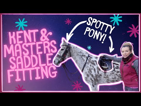 ADJUSTABLE SADDLE FITTING | KENT & MASTERS | SPOTTY PONY! What happens when they change shape.