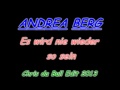 Andrea Berg - Es wird nie wieder so sein (Chris da Bull Mix 2013)