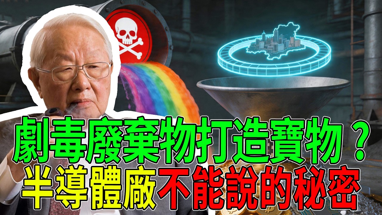 廢物變黃金！半導體廠不能說的秘密：台灣如何靠「劇毒廢棄物」打造產業閉環，卡位2026淨零紅利#台灣半導體#台積電#TSMC#循環經濟#二零二六#科技戰#淨零排放