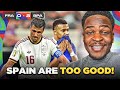 WE WITNESSED A FOOTBALL MASTERCLASS SPAIN SCHOOLED FRANCE