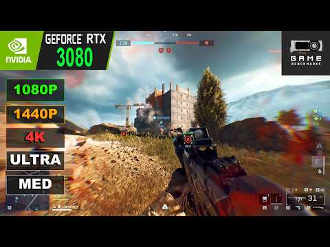 Battlefield 6 на RTX 3080 | Обзор производительности 5800X3D / Тест 1080P, 1440P, 4K