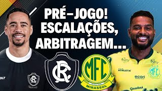 CLUBE DO REMO ENFRENTA O MIRASSOL E VAI EM BUSCA DA PRIMEIRA NA SÉRIE A! ESCALAÇÕES, ARBITRAGEM E...