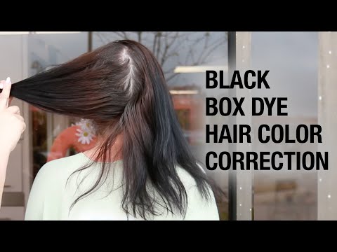 Black Box Dye Hair Color Correction Tutorial |...
