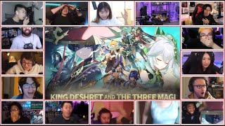 Version 3.1 King Deshret and The Three Magi - Genshin Impact Reaction Mashup