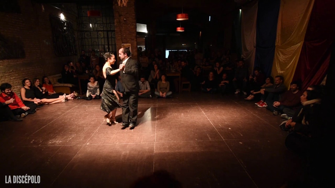 Adrian Romero & Angi Ordoñez - Tango negro @ La Discépolo, 2017, 3/4