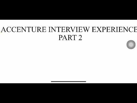 ACCENTURE INTERVIEW EXPERIENCE 2021 TR AND HR QUESTIONS PROJECT RELATED QUESTIONS