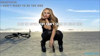 Anastacia - I Don&#39;t Want To Be The One (Lyrics)