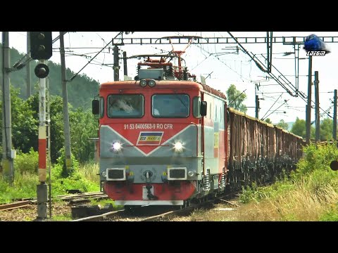 Marfar CFR MARFĂ Cargo Train & Șantierul la Calea Ferată din Gara Iclod - 08 Iulie 2023