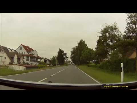 Ortsdurchfahrt im Odenwald/DA: Modau (West rein, Süd raus)