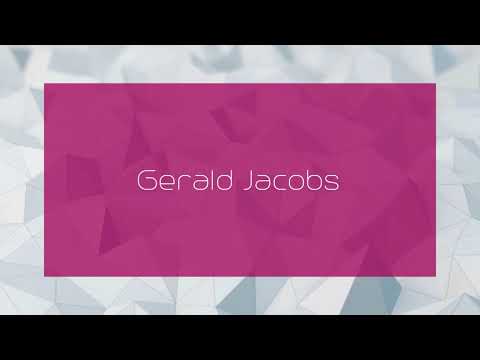 Gerald Jacobs - appearance