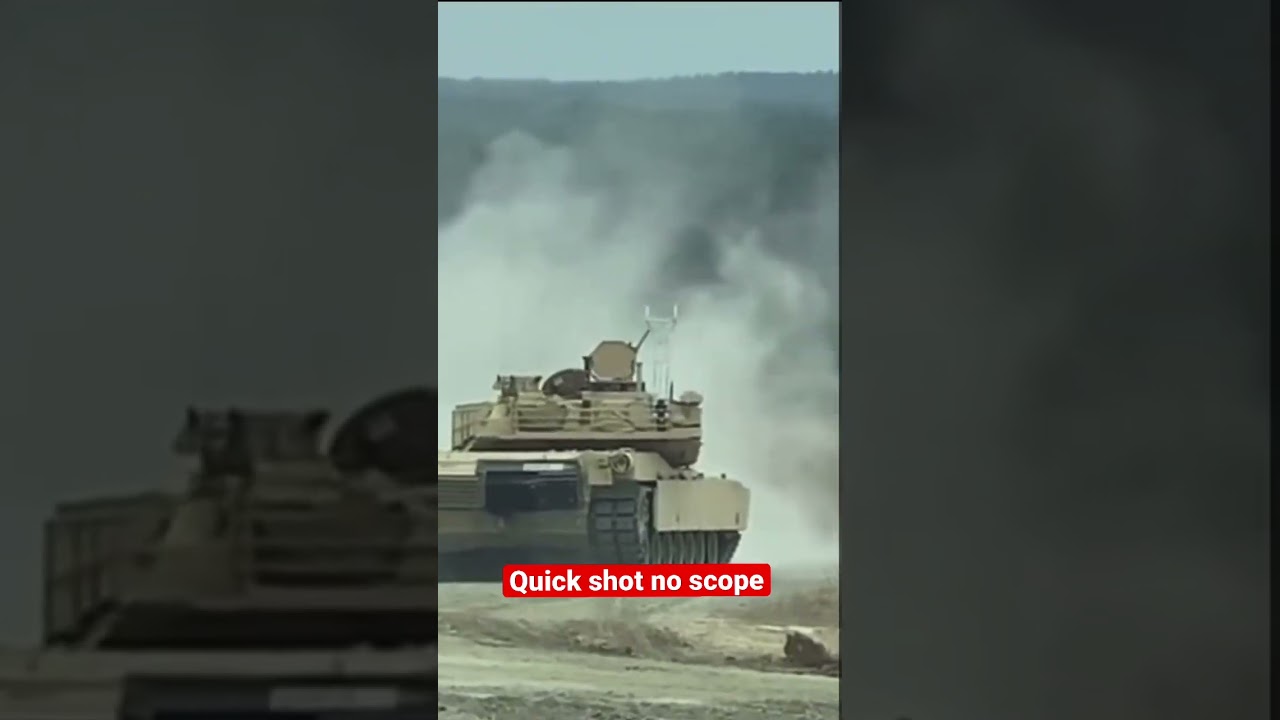 M1 Abrams shooting target practice #tank #army #marines #military #soldiers