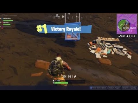 ''Techoni you are good, real good!'' x Fortnite Victory Royal #1