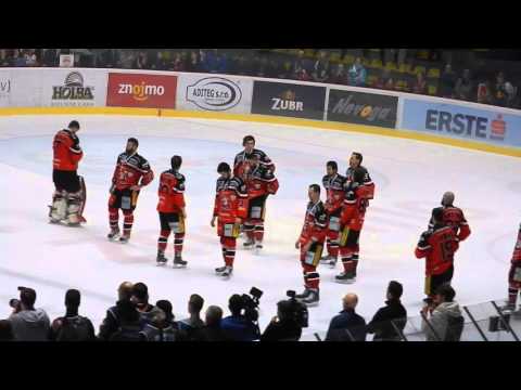 6.finále play off EBEL HC ORLI ZNOJMO vs. EC Red Bull SALZBURK - 12,4,2016 (3-4) ceremoniál
