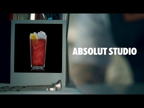ABSOLUT STUDIO DRINK RECIPE - HOW TO MIX
