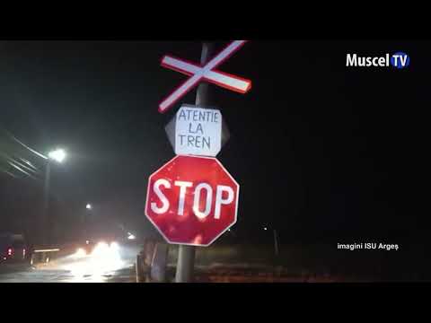 Jurnal MUSCEL TV 08.02.2022 Mașină lovită de tren