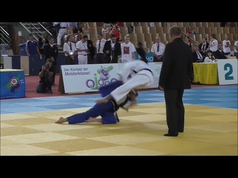 Junior European Judo Cup Berlin 2015  -52 kg Final Gneto (FRA) - Blavier (BEL)