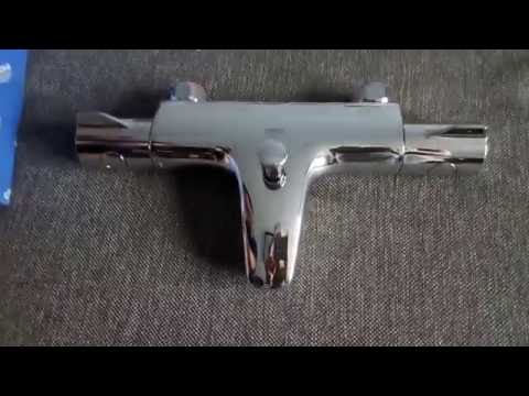Grohe Grohtherm 800 termostatinis vonios maišytuvas, chromas video