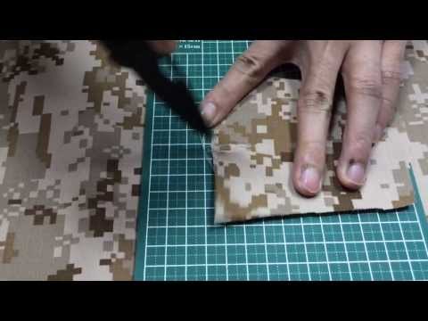 FFI AOR1 Style NYCO Ripstop Fabric Cut Test