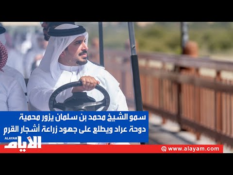 سمو الشيخ محمد بن سلمان يزور محمية دوحة عراد ويطلع على جهود زراعة أكثر من 400 ألف شتلة لأشجار القرم