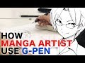 MANGA SENPAI 29 How Professional Manga Artist Use G Pen How To Make Manga By Japanese Manga Ka