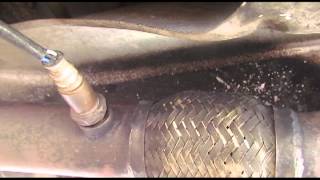 How to change a Toyota Celica gt or gt-s 02 sensor
